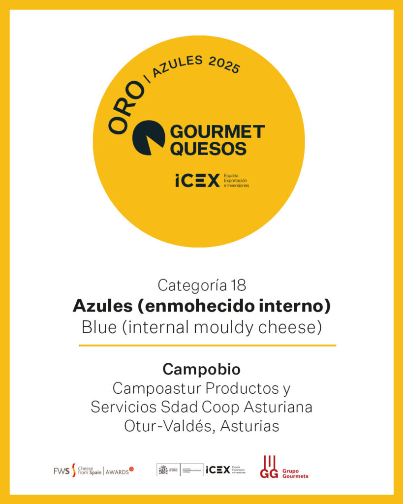 Certificado mejor queso azul España